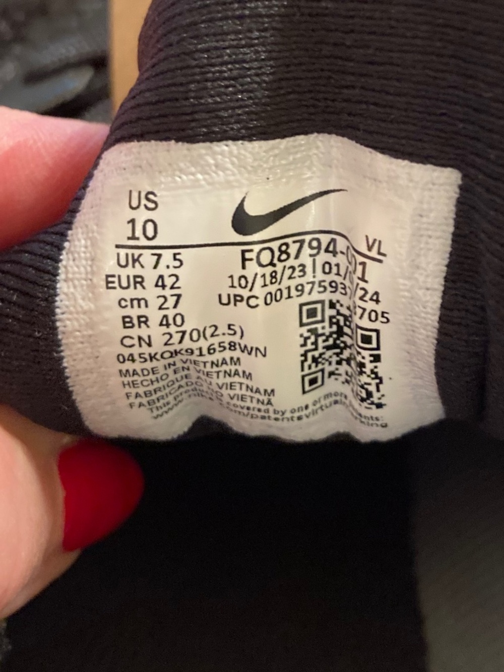 NWT NIKE AIR Sneakers Winflo Women Size 10 Men Size 8.5 Wide - Picture 2 of 8